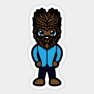 The Wolfman Tooniefied Sticker